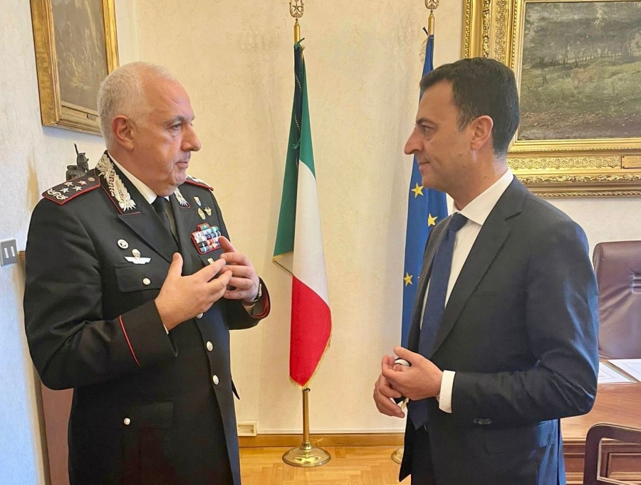 Carabinieri, Minardo riceve Comandante Generale Luzi